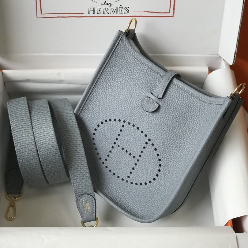 Mini Evelyne 18cm Grey Togo Ghw
