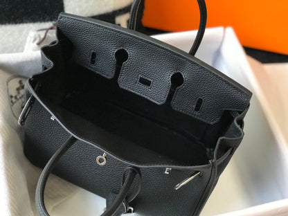 HM BIRKIN 30CM BLACK TOGO LEATHER SILVER HARDWARE