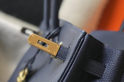 HM BIRKIN 35CM BAG NAVY TOGO GOLD HARDWARE