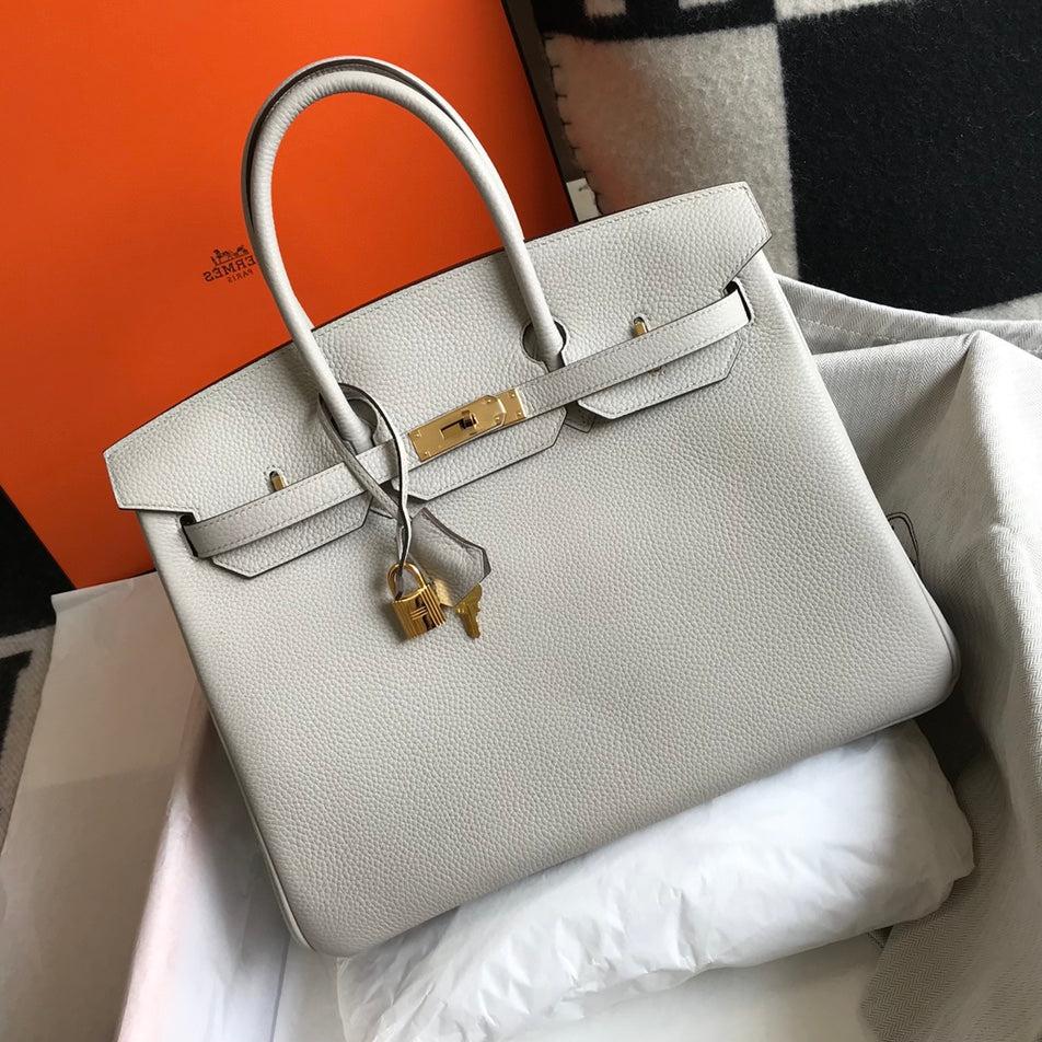 HM BIRKIN 35CM BAG CREAM TOGO GOLD HARDWARE