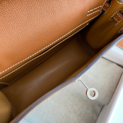 Kelly Danse II 22cm Tan Evercolor Leather Shw