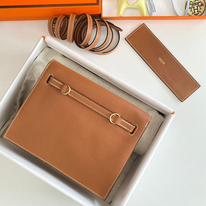 Kelly Danse II 22cm Tan Evercolor Leather Ghw