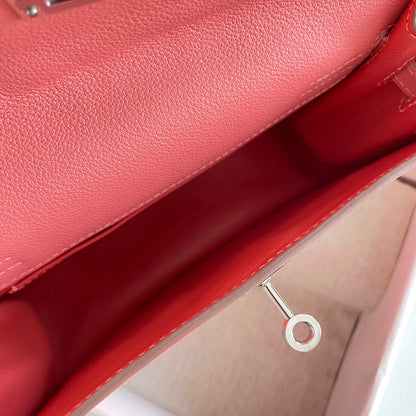 Kelly Danse II 22cm Pink Evercolor Leather Shw