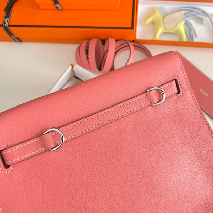 Kelly Danse II 22cm Pink Evercolor Leather Shw