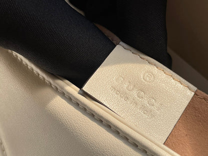 GG MARMONT MATELASS¨¦ SMALL 22 BAG WHITE CALFSKIN