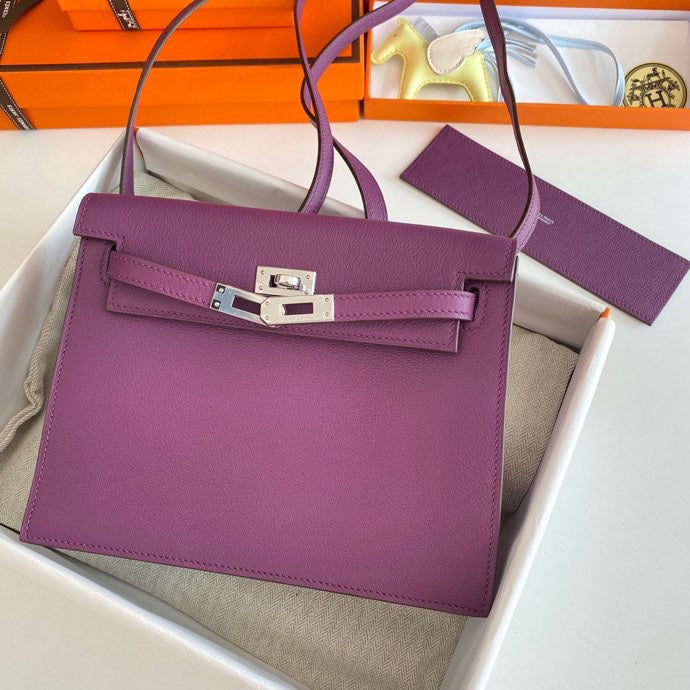 Kelly Danse II 22cm Purple Evercolor Leather Shw