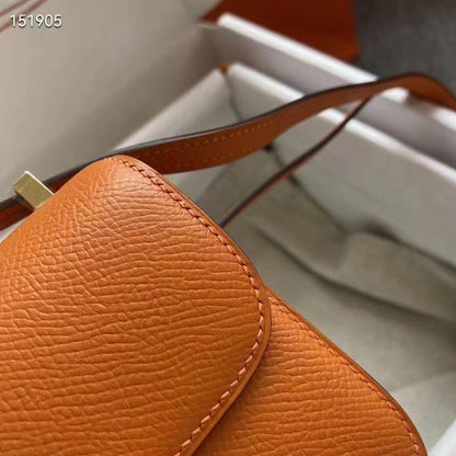 CONSTANCE 14 ORANGE EPSOM