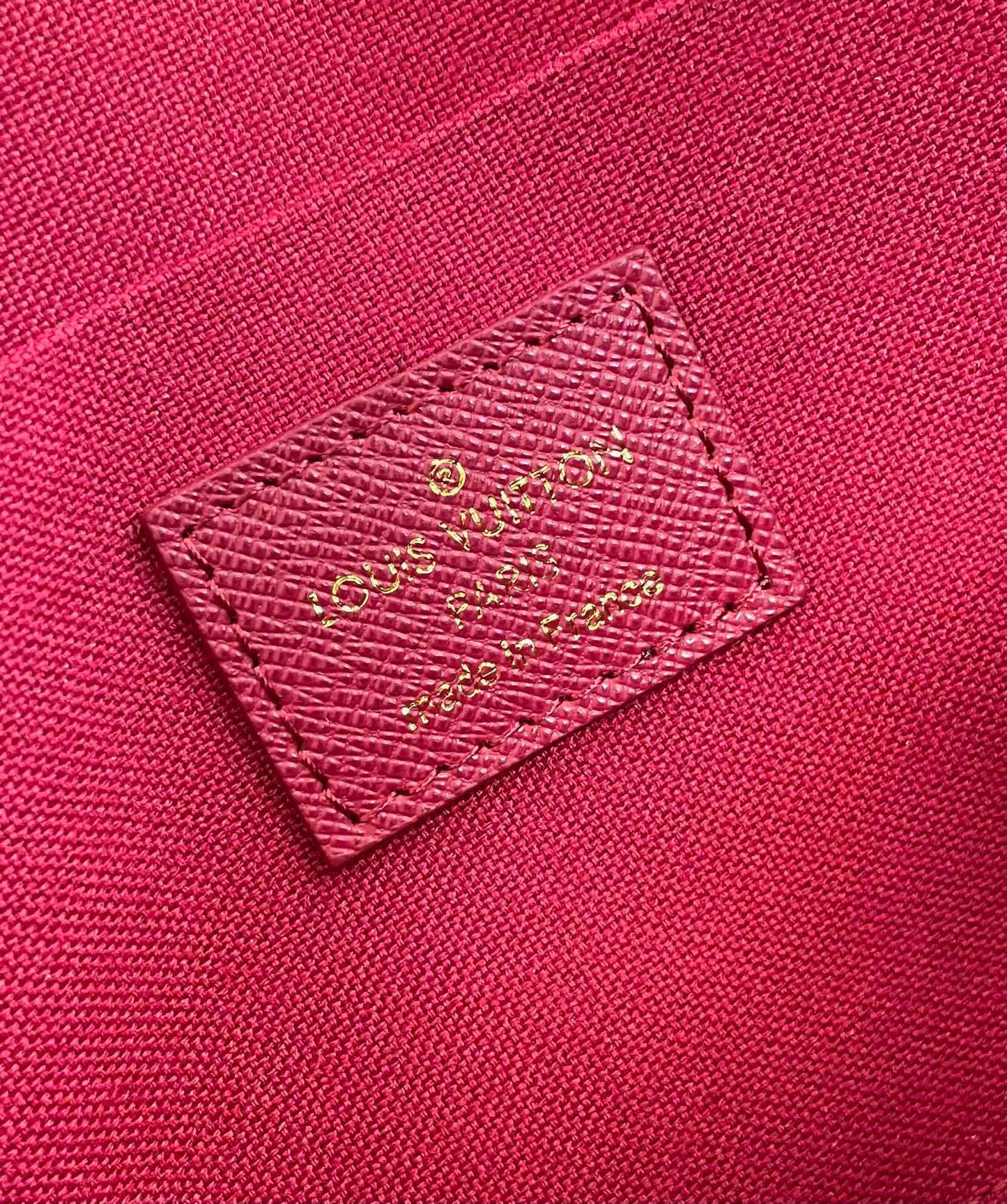 F¨¦LICIE POCHETTE 21 IN BROWN MONOGRAM CANVAS GOLD HARDWARE