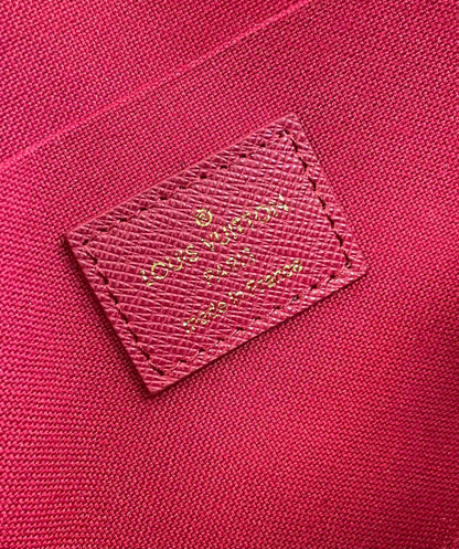 F¨¦LICIE POCHETTE 21 IN BROWN MONOGRAM CANVAS GOLD HARDWARE