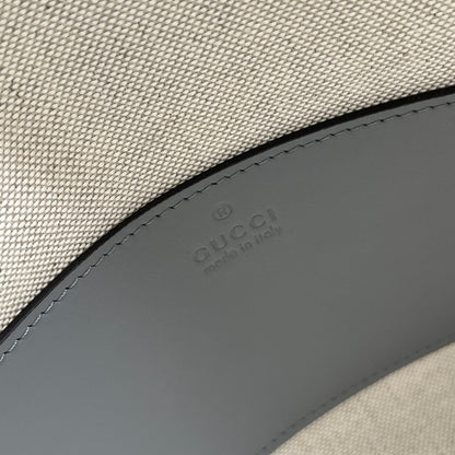 MATELASS¨¦ LEATHER SHOULDER BAG 23 IN GRAY EMBOSSED CALFSKIN GOLD HARDWARE