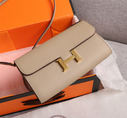 HM CONSTANCE BAGS DAKANG 20.5 BEIGE EPSOM