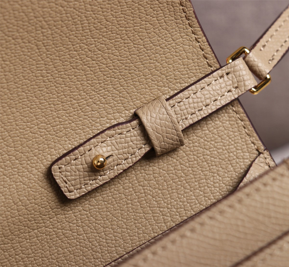 HM CONSTANCE BAGS DAKANG 20.5 BEIGE EPSOM