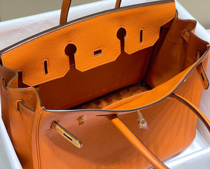 HM BIRKIN 35CM ORANGE TOGO LEATHER GOLD HARDWARE
