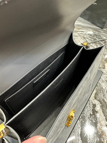 CASSANDRA 24.5 BLACK SUEDE CALFSKIN