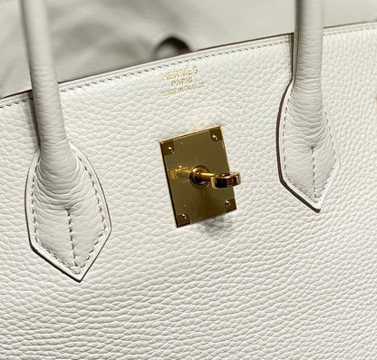 HM BIRKIN 35CM BAG WHITE TOGO GOLD HARDWARE