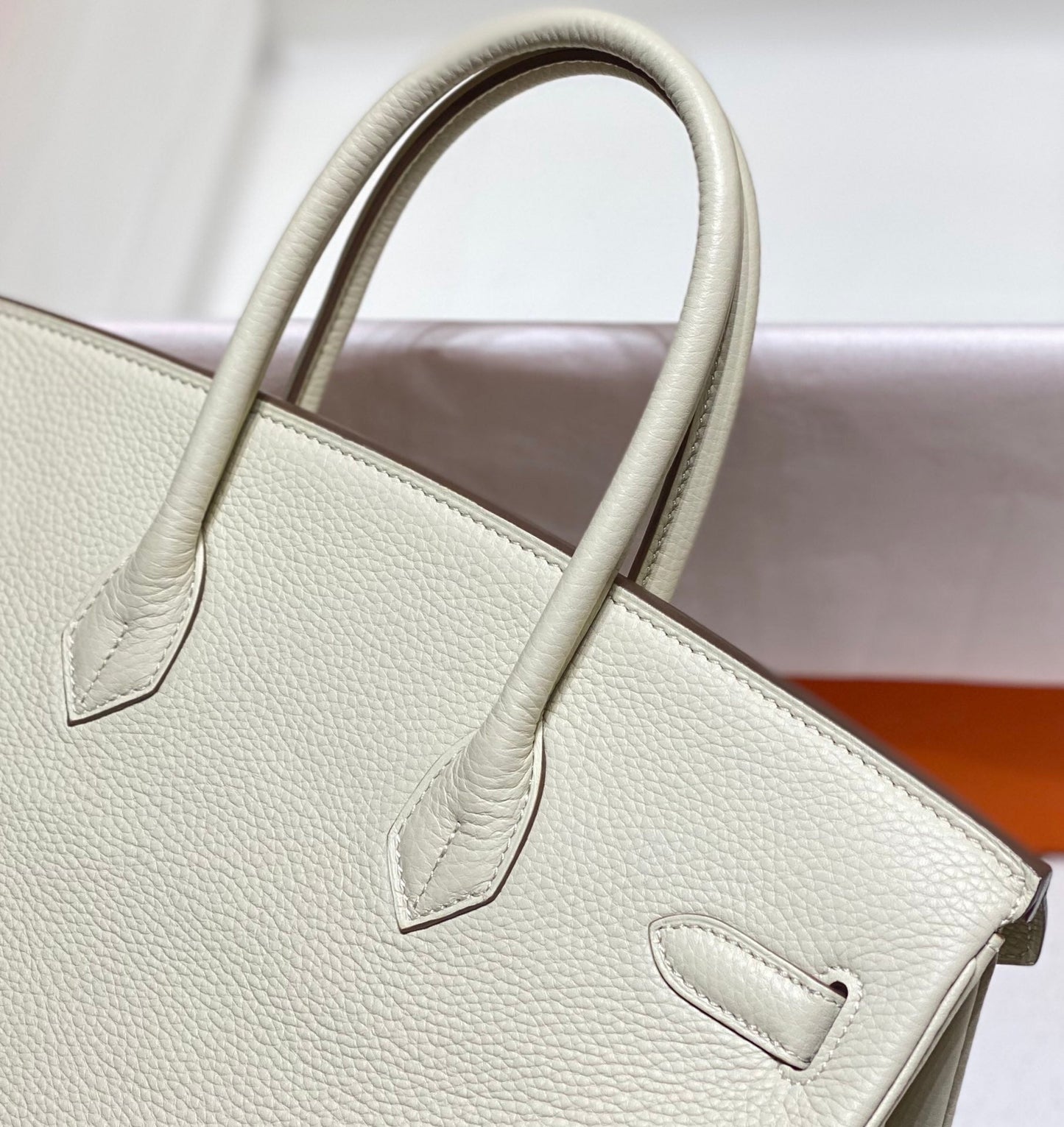 HM BIRKIN 35CM WHITE TOGO LEATHER GOLD HARDWARE