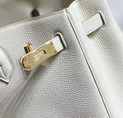 HM BIRKIN 35CM WHITE TOGO LEATHER GOLD HARDWARE