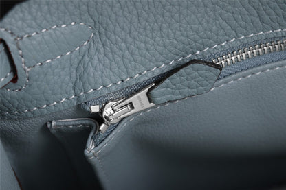 HM KELLY BAG 28 TEMPERED GRAY TOGO SILVER HARDWARE