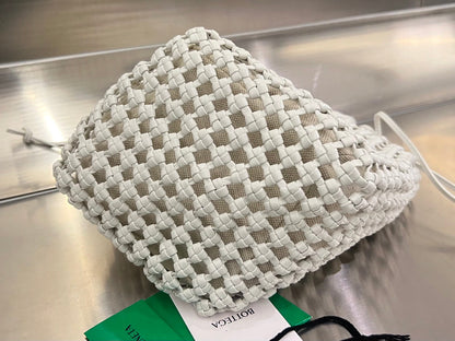 CAVALLINO 23 BAG IN WHITE LAMBSKIN