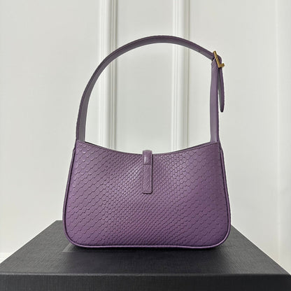 Le 5 a 7 24 Snake Purple Lambskin Ghw