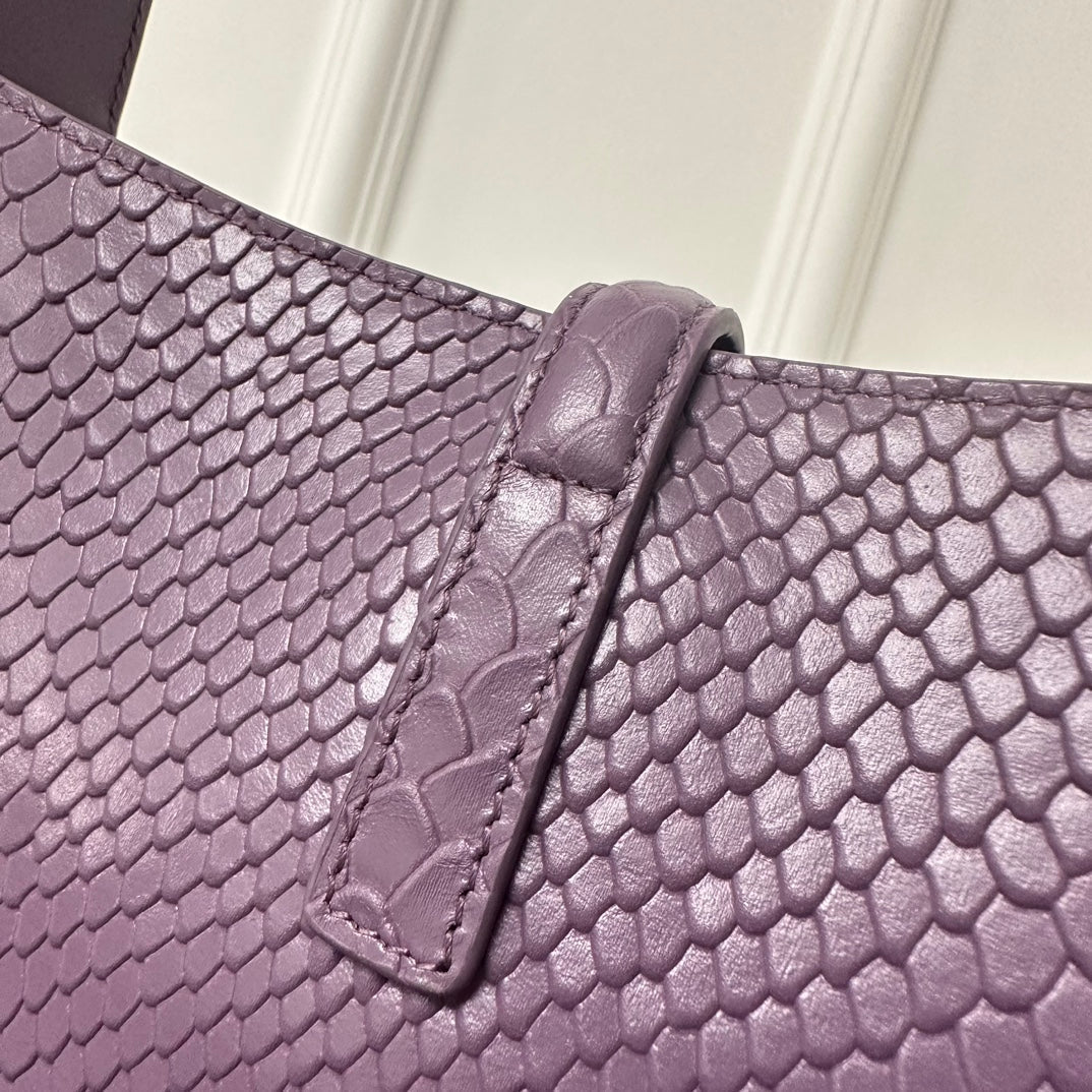 Le 5 a 7 24 Snake Purple Lambskin Ghw