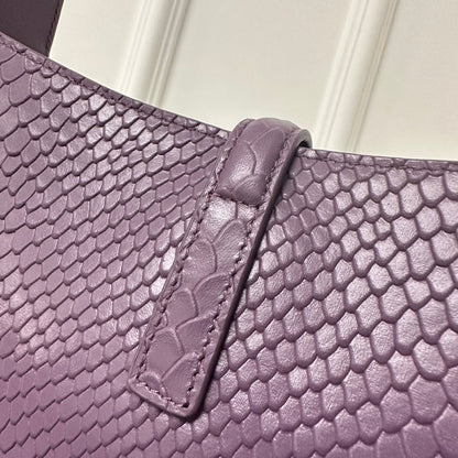 Le 5 a 7 24 Snake Purple Lambskin Ghw