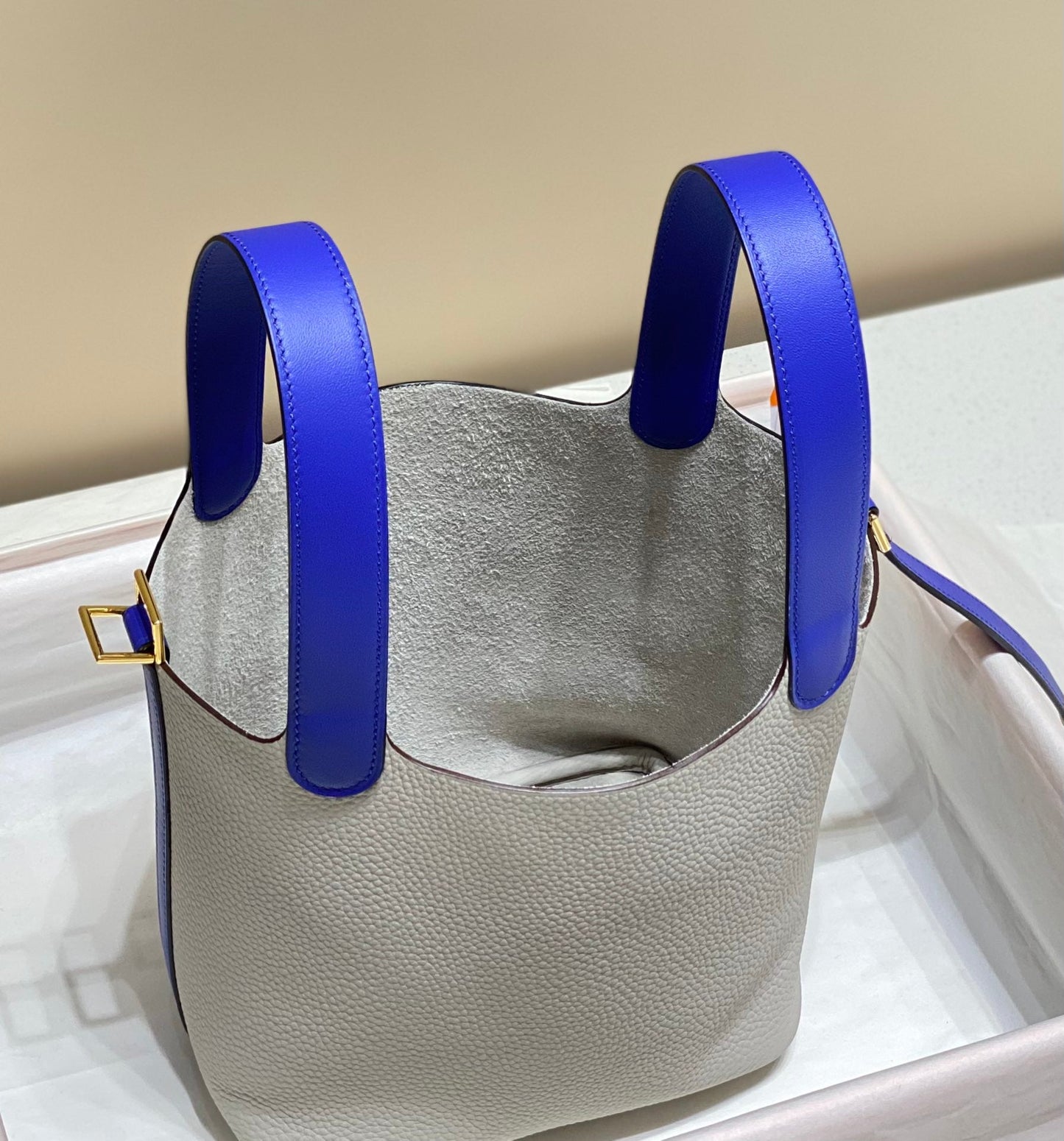 picotin lock 18 white blue togo ghw