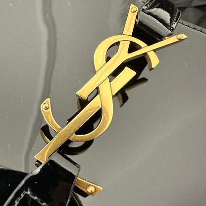 Le 5 a 7 24 Black Shiny Lambskin Ghw