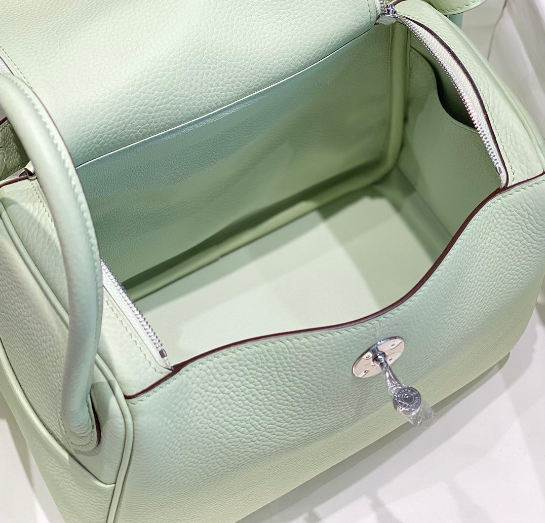 HM LINDY 26 BAG MINT TAURILLON CLEMENCE LEATHER