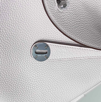 HM LINDY 30 BAG SOFT PINK TAURILLON CLEMENCE LEATHER