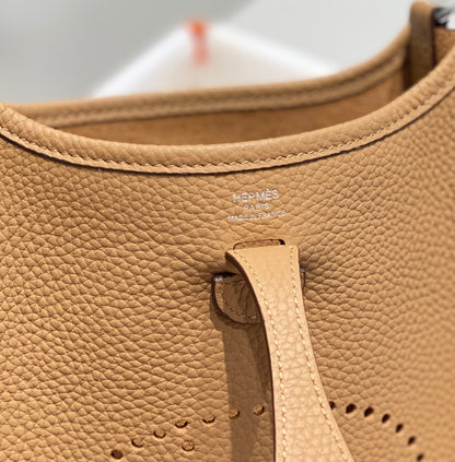 Mini Evelyne 18cm Brown Togo Shw