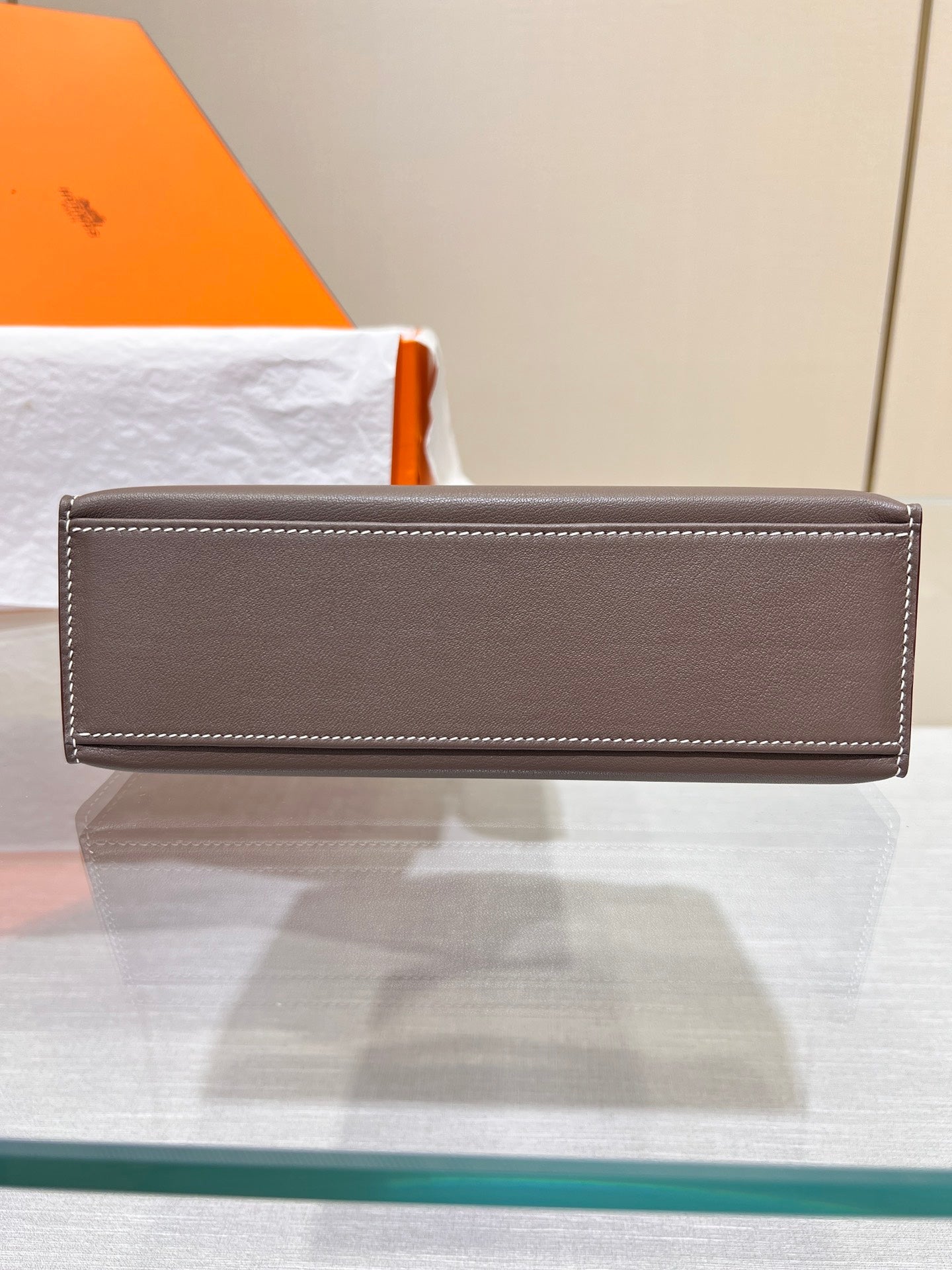 HM KELLY POCHETTE 22CM ETAN SWIFT SILVER HARDWARE