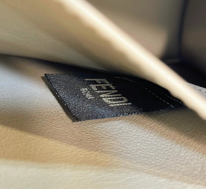 PEEKABOO ISEEU 27 IN MEDIUM BROWN INTERLACED CALFSKIN GOLD HARDWARE