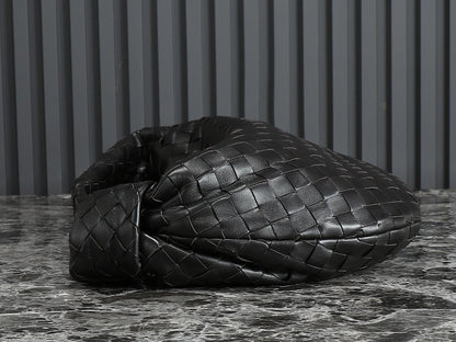 bv teen jodie 36cm black lambskin