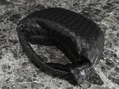 bv teen jodie 36cm black lambskin