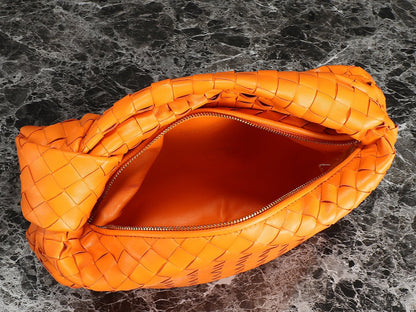 bv teen jodie 36cm orange lambskin