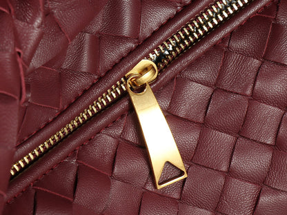 bv teen jodie 36cm burgundy lambskin