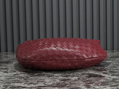 bv teen jodie 36cm burgundy lambskin