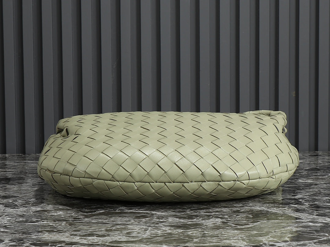 bv teen jodie 36cm khaki lambskin