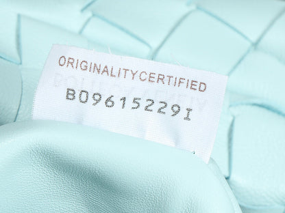 bv teen jodie 36cm tiffany blue lambskin