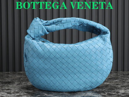 bv teen jodie 36cm ocean blue lambskin