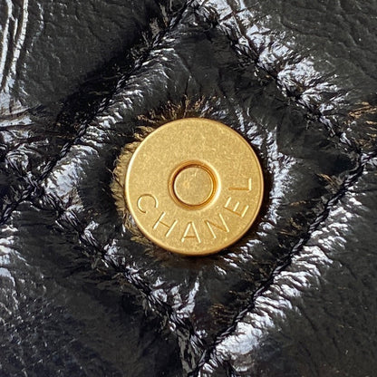 cc hobo bag 17 black oil wax leather