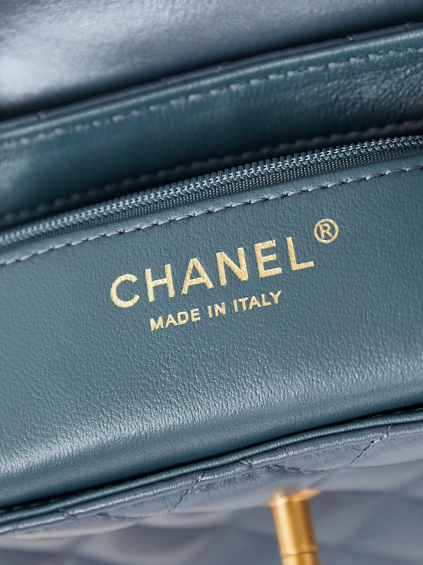 cc 24a nano 19cm kelly shopper bag steel blue lambskin