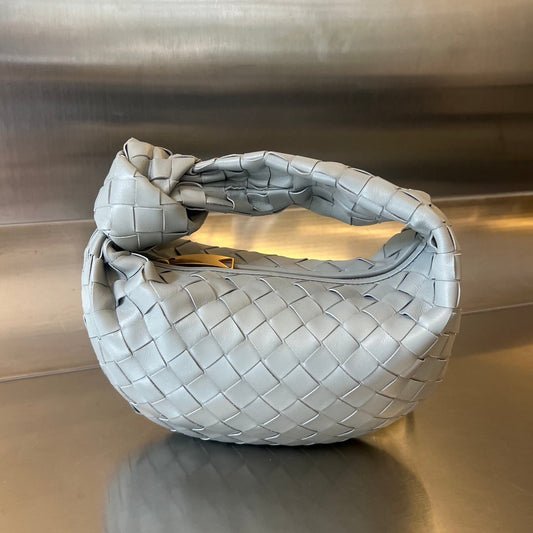 mini jodie 28 grey lambskin