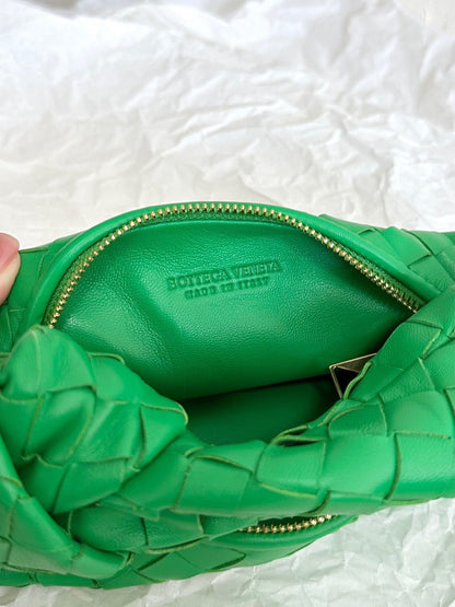 mini jodie 28 green lambskin