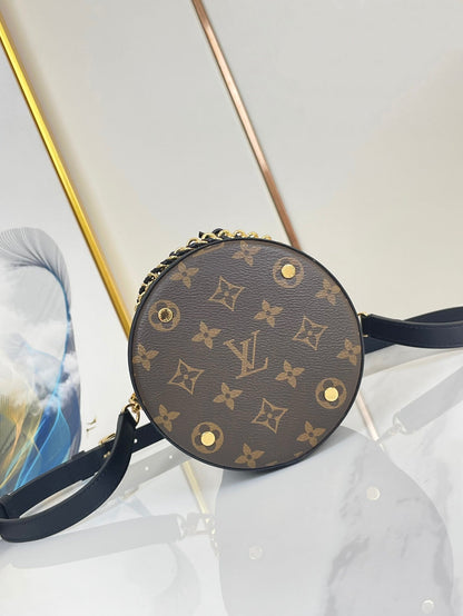 CANO¨¦ 20 IN BROWN MONOGRAM CANVAS GOLD HARDWARE