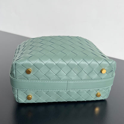 WALLACE 22 BAG BLUE GREEN CALFSKIN