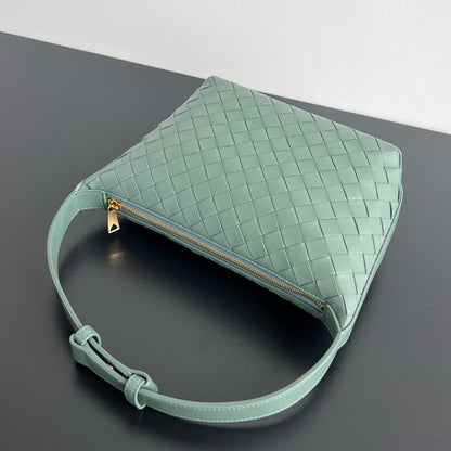 WALLACE 22 BAG BLUE GREEN CALFSKIN
