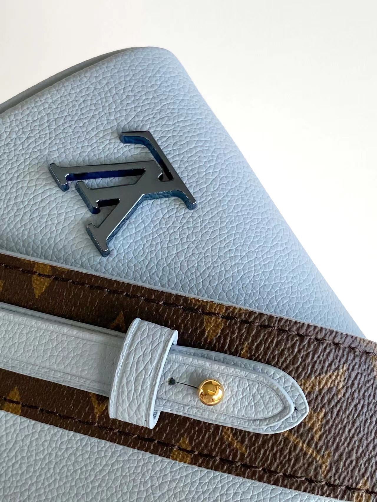 SPEEDY BANDOULI¨¨RE 18 IN BLUE HOUR CALFSKIN