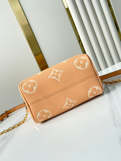 SPEEDY BANDOULI¨¨RE 20 IN ARIZONA CREAM MONOGRAM EMPREINTE LEATHER